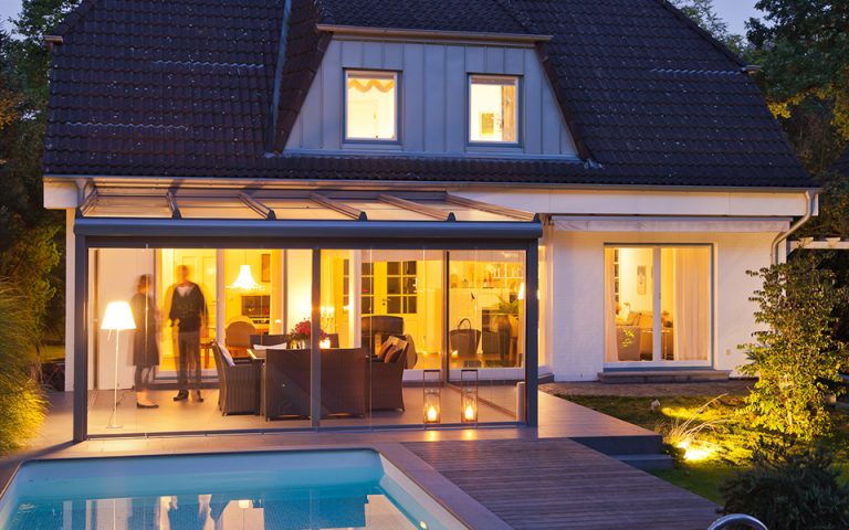 Terrassendach Familie Lau